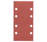 BOSCH Papel de lija 93x185mm, G240, 8 agujeros, Velcro, (10 uds) 2609256A85