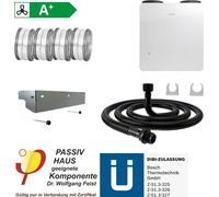 BOSCH Paquete de ventilación para viviendas BOPA VE5 V5001 C 450, Kit de soportes de pared - 7739621983