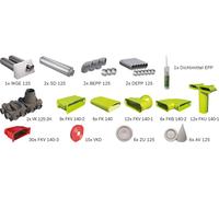 BOSCH Paquete de ventilación residencial BOPA VE113 Sistema de distribución de aire de conducto plano hasta 160 m² - 7739623102