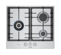 Bosch PCC6A5I90 - Placa de gas natural en acero 60 cm 3 fuegos