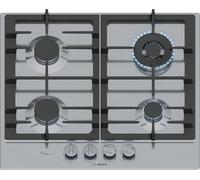 BOSCH PCH6A5I90 Cocina A Gas Inox 60Cm 4 Fuegos Rejillas De Hierro Fundido