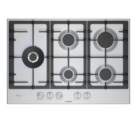 Bosch PCS7A5I90 Quemador Encimera Flameselect Inox 75CM 5 Fuegos Rejillas Hierro