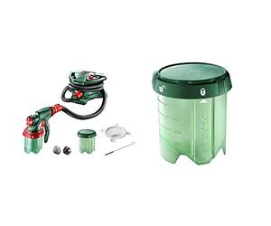 Bosch PFS 5000 E Sistema de Pulverización de Pintura + Home and Garden 1.600.A00.1GG Depósito 1000 ml para Sistemas de Pulverización de Pintura
