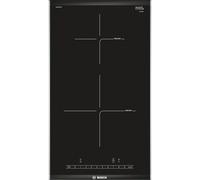 Bosch PIB375FB1E hobs Negro, Acero inoxidable Integrado Con placa de inducción 2 zona(s)