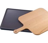 Bosch - Piedra para Pizza y Pan con Pala de Madera, HEZ327000