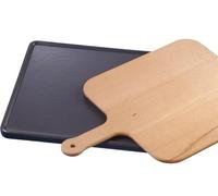 Bosch, Piedra para Pizza y Pan con Pala de Madera, HEZ327000 | Hornea pizzas y panes con una base crujiente, como en un horno de leña.