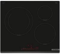 Bosch PIJ631HB1E, Placa de inducción, Serie 6, 3 fuegos, 60 cm, Negro
