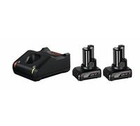 Bosch Pila Set de Inicio: 2 X GBA 12 Voltios, 6.0Ah Y GAL 12V-40 1600A01B20