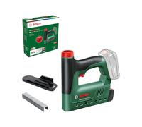 Bosch pistola grapadora a batería UniversalTacker 18V-14 (para madera blanda o dura; usar con grapas y clavos; función de frecuencia de disparo; sistema de 18 V; accesorio de distancia; 1000 grapas)