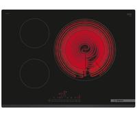 Bosch Serie 6 PKD731FP8E hobs Negro Integrado 71 cm Cerámico 3 zona(s)