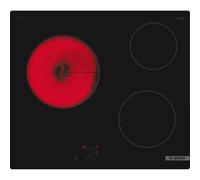Bosch Serie 2 PKM61RAA8E hobs Negro Integrado 60 cm Cerámico 3 zona(s)