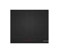 Bosch Placa de inducción PVQ61CHB1E Serie 6 de 60 cm, diseño mate, 5 veces menos visibles, Power Boost, cocción rápida, activación automática de extracción, zona Combi para utensilios de cocina