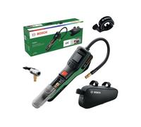 Bosch PNEO Bomba neumática a batería (batería Power BA 4V 3.0 Ah, adaptadores: Quick Snap, aguja para balones, válvula Presta, globos, bolsa de tela + campana para bicicleta - Amazon Exclusive)
