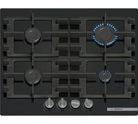 Bosch Serie 4 PNP6B6K40 hobs Negro Integrado 59 cm Encimera de gas 4 zona(s)