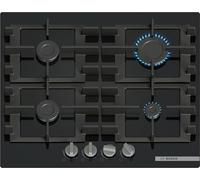 Bosch Serie 4 PNP6B6K40 hobs Negro Integrado 59 cm Encimera de gas 4 zona(s)