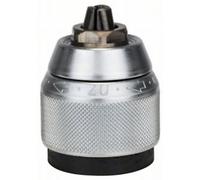 Bosch 2 608 572 149 - Portabrocas de sujeción rápida, cromado - 1,5 - 13 mm, 1/2" - 20 (pack de 1)