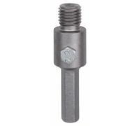 BOSCH Portabrocas hexagonal para brocas huecas con rosca M 16 11 mm, 80 mm 2608550078
