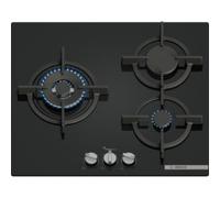 Bosch Serie 6 Placa de gas 60 cm Vidrio templado, Negro PPC6A6I10