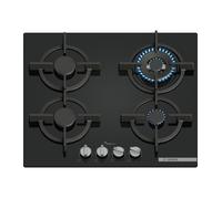 Bosch PPH6A6I10 Serie 6, Placa de gas, 60 cm, Vidrio templado, Negro