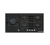 Bosch PPM9A6I40 Placa De Cocción A Gas 91,5 Cm Negra 5 Fuegos Vidrio Templado