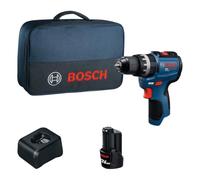Bosch PRO 12V System Taladro/atornillador a batería GSR12V-31 (incl. 1x GBA 12V 2.0 Ah, 1x GAL 12V-20, maletín de transporte)