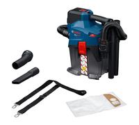 Bosch PRO 18V System Aspirador a batería GAS18V-6LS (incl. manguera flexible, tubo acodado, boquilla para hendiduras, boquilla para suelos, adaptador PT, tubos, bolsa de muletón)