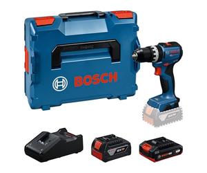 Bosch PRO 18V System Taladro percutor a batería GSB18V-52 (in BA 18V 2.0Ah, GBA 18V 4.0Ah, GAL 18V-40, L-BOXX)