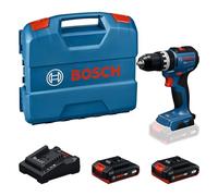 Bosch PRO 18V System Taladro percutor a batería GSB18V-52 (incl. GBA 18V 2.0Ah, GAL 18V-20, L-case)