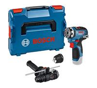 Bosch PRO Atornillador a batería GSR 12V-35 FC | El taladro/atornillador más versátil con motor sin escobillas y sistema de accesorios FlexiClick en la categoría de 12 V