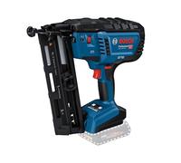Bosch PRO Clavadora para madera a batería GNH 18V-64-2 | La libertad sin cable con la potencia de una herramienta neumática: clavadora de acabado sin gas, con calibre 1,6 mm (16 ga)