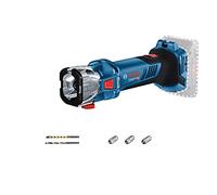 Bosch PRO Fresadora de corte a batería para placas yeso GCU 18V-30 | La GCU 18V-30 resiste toda una jornada de trabajo con una sola batería, para trabajar en paneles de yeso.