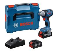 Bosch PRO GDS18V-330H Llave de impacto, sistema de 18 V (GBA de 18 V de 5,0 Ah, GAL 18V-40, L-BOXX 136)