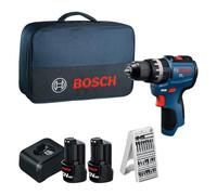 Bosch PRO GSB12V-31 Taladro percutor a batería 12V System (GBA 12V 2.0 Ah, GAL 12V-20, maletín de transporte)