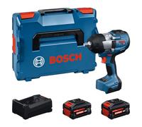 Bosch PRO HEAVY DUTY GDS18V-1400 (1/2) Llave de impacto, sistema de 18 V (EXBA18V de 5,5 Ah, GAL12V/18V-80, L-BOXX)