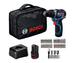 Bosch PRO HEAVY DUTY GSB12V-32 Taladro percutor, sistema de 12 V (GBA12V-20, GAL 12V-20, 36 uds. CA, bolsa de herramientas)