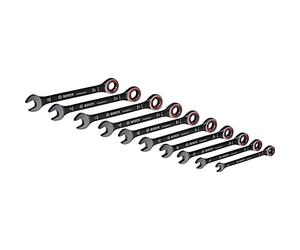 Bosch PRO Herramienta manual: llave fija | Set de 10 llaves de carraca (8-19mm)