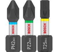 Bosch Accesorios Atornillador PRO Impact (92 x 57 mm) Paquete mixto 25x