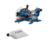 Bosch PRO Ingletadora telescópica GCM305-216S (regla de medición, pinza, bolsa para polvo, cuchilla, llave)
