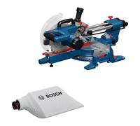 Bosch PRO Ingletadora telescópica GCM305-216S (regla de medición, pinza, bolsa para polvo, cuchilla, llave + cuchilla extra - Amazon Exclusive)