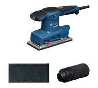 Bosch Professional Lijadora orbital GSS 20-18 A con cable, saco para polvo y plato perforado