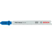 Bosch 100 hojas de sierra de calar Pro Metal thick T121BFC (para chapas de acero, chapa de acero, longitud 92 mm, sierra de calar profesional)