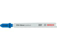 Bosch 5 hojas de sierra de calar Pro Metal Medium T121AFC (para chapas de acero, chapa de acero, longitud 92 mm, sierra de calar profesional)