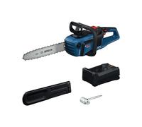 Bosch Pro motosierra GKE 18V-40 (barra de 40 cm, motor Brushless sin escobillas, incluye llave con destornillador, tapa de cadena, batería y cargador)