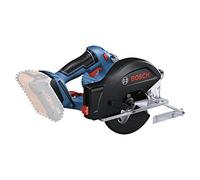 Bosch PRO Sierra circular a batería GKM 18V-50 | Serrado fácil y preciso de metal: avance de trabajo más rápido con menos chispas y virutas GKM 18V-50 + cartón
