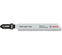 Bosch Pro Soft Tile T130RF - Hoja de sierra de calar (2 unidades, para azulejos, azulejos, longitud de 83 mm, sierra de calar profesional)