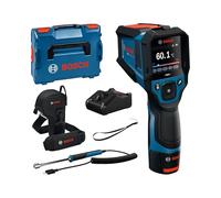 Bosch PRO Termómetro Infrarrojo GIS12V-800-16 (gran pantalla, interfaz Tipo K con sensor de superficie, relación 20:1, IP54, in atería y cargador)