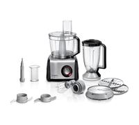 Bosch MC812M814 robot de cocina 1250 W 3,9 L Negro, Acero inoxidable, Transparente