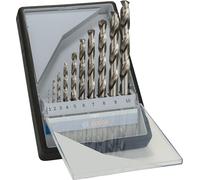 Bosch Profesional - Bosch Professional Set de 10 brocas para metal HSS-G (Ø 1-10 mm, Robust Line, Accesorios para taladro)