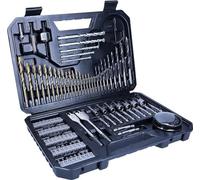 Bosch Profesional Set de brocas y puntas de atornillar de 103 unidades Titanium, madera, piedra y metal, accesorios para herramientas de perforación y atornillado