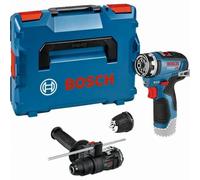 Bosch Professional 06019H300B GSR 12V-35 FC Taladro-destornillador a batería 12V, con adaptadores GFA 12-H y GFA 12-B, en L-BOXX